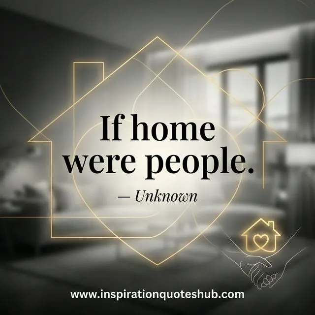 Inspirational aesthetic friendship quote about finding home in your best friends Friendship quote - If home were people - Unknown